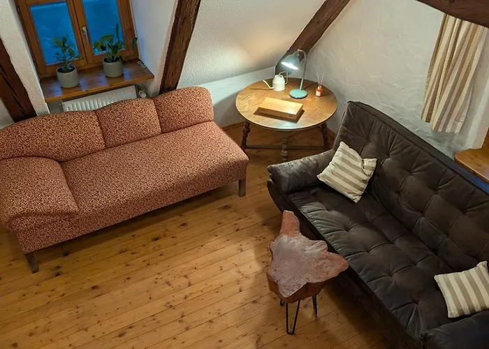 Apartment Charmante In Fachwerkhaus Am Limes Theilenhofen